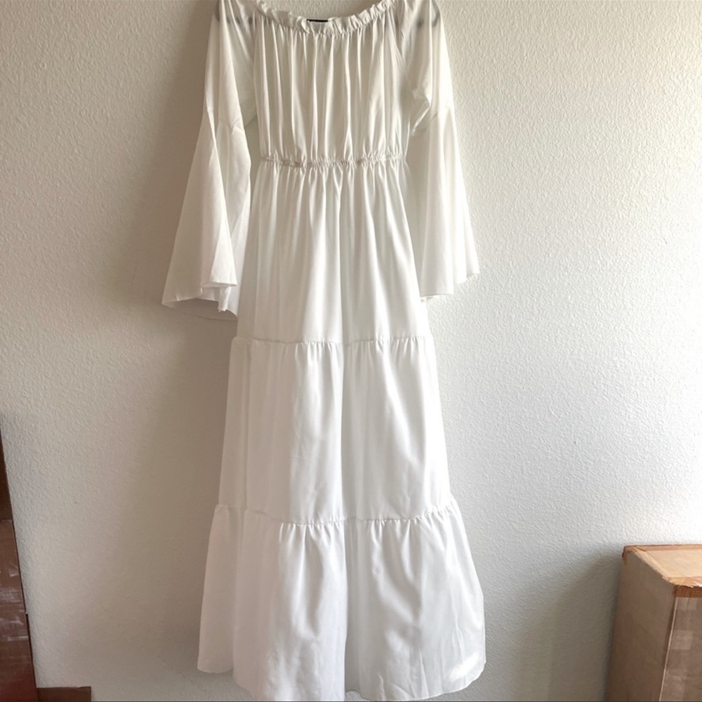 Sheer Renaissance Costume Piece in White